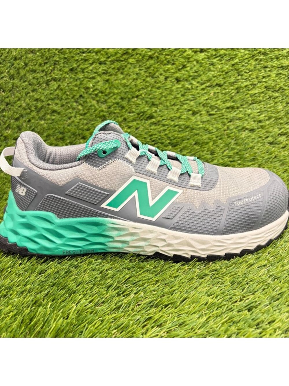 New Balance Fresh Foam Cremorne Mens Size 9.5EE Gray Composite Toe Work Shoes
